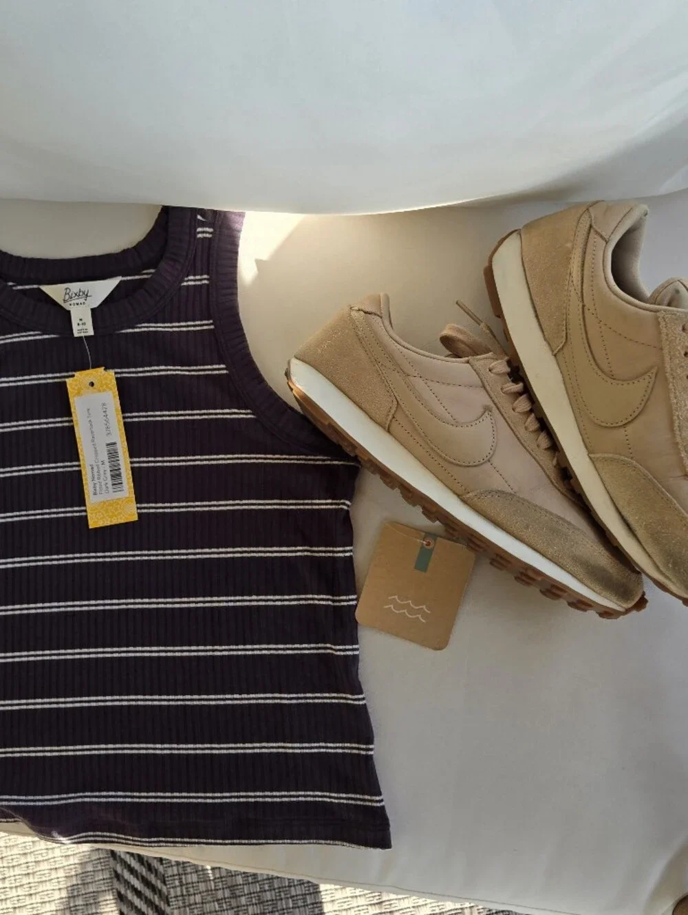 Nike Daybreak Prm Mf Vachetta Tan Sneakers Suede Leather Rubber Waffle 5.5 Retro